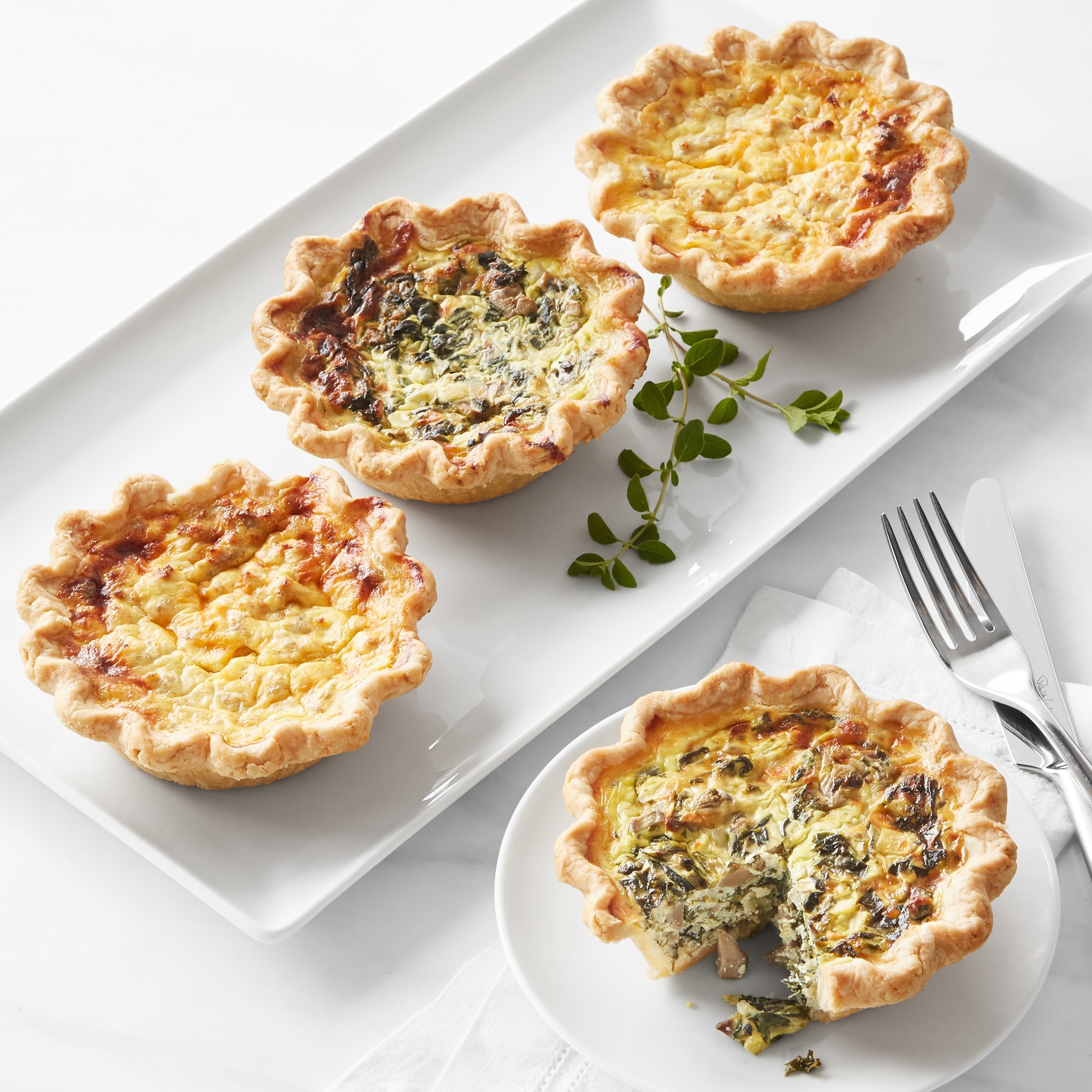 Southern Baked Breakfast Quiche Sampler