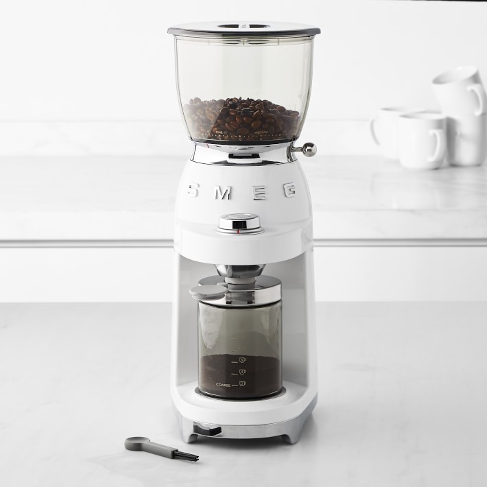 SMEG Coffee Grinder, White