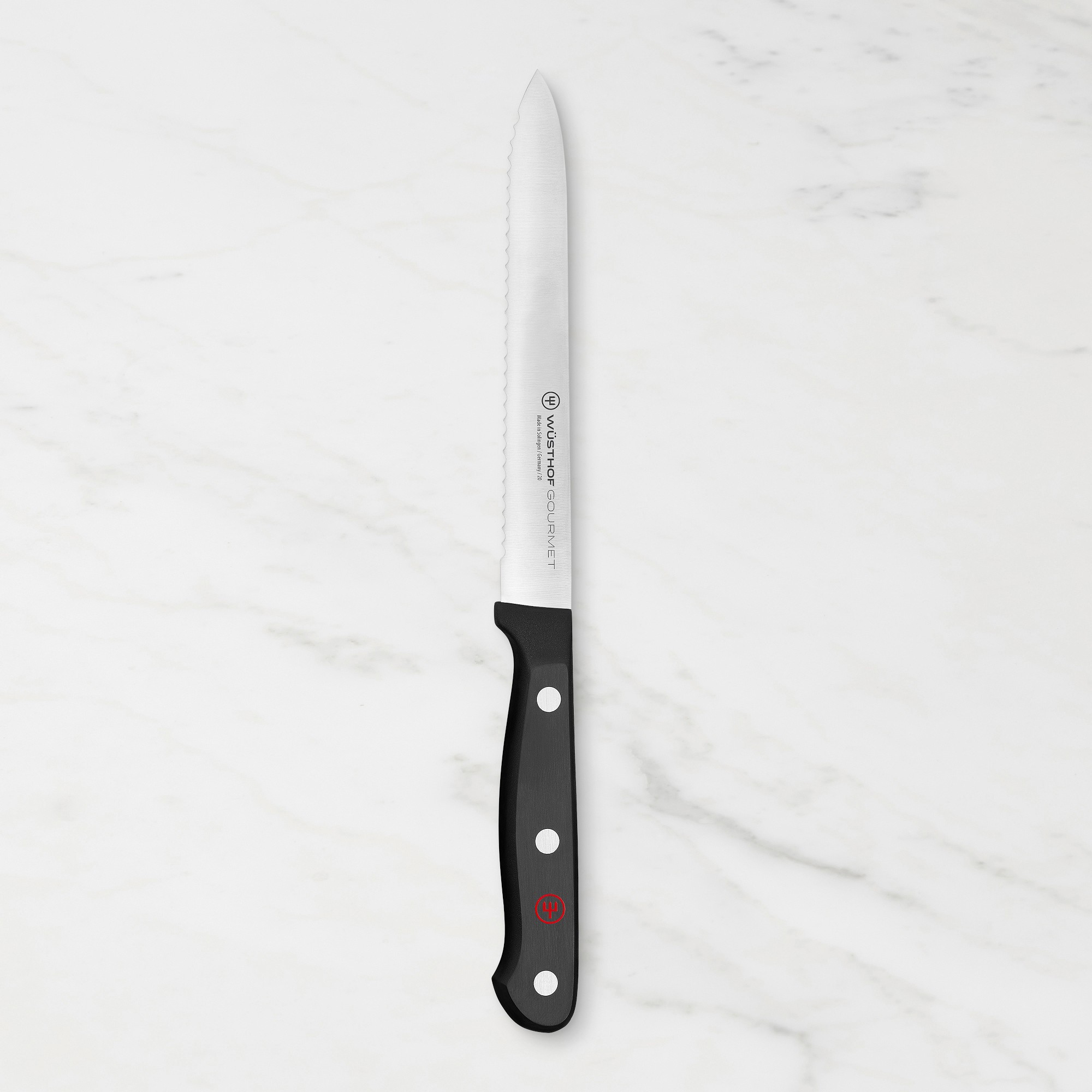 Wüsthof Gourmet Serrated Utility Knife, 5"