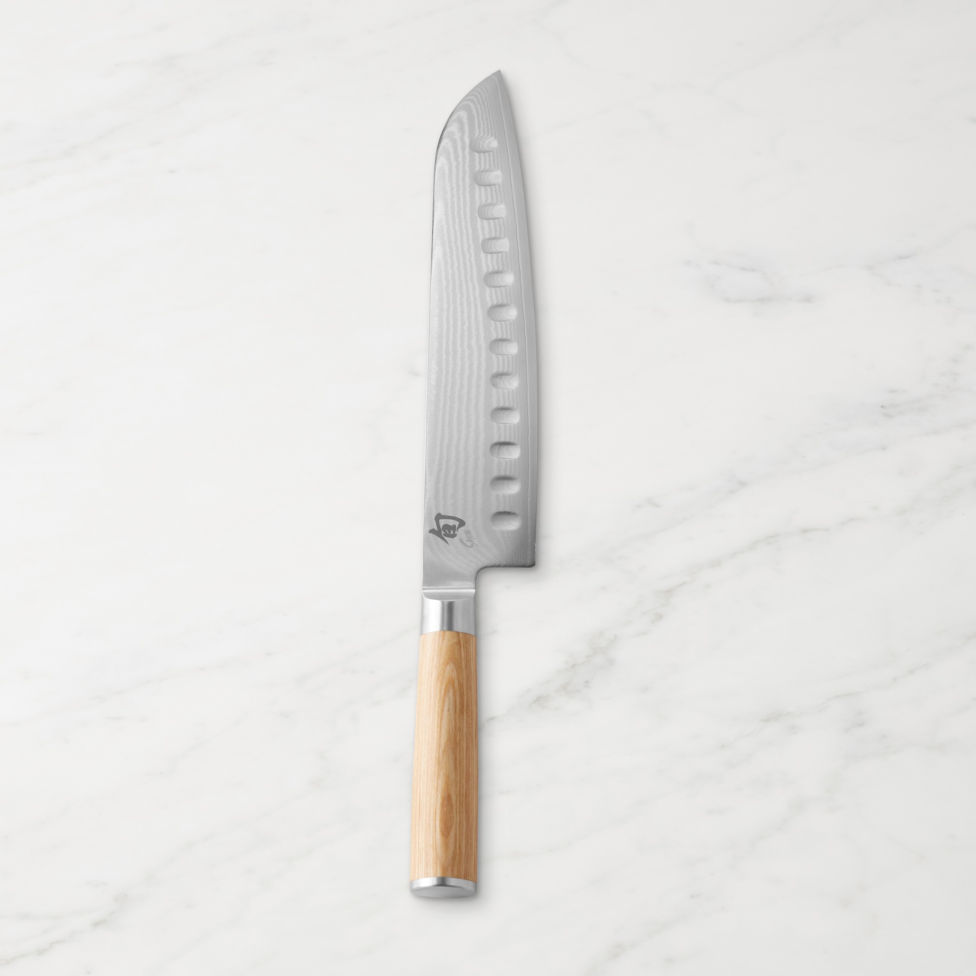 Shun Classic Hollow-Ground Santoku Knife, 8 1/2"