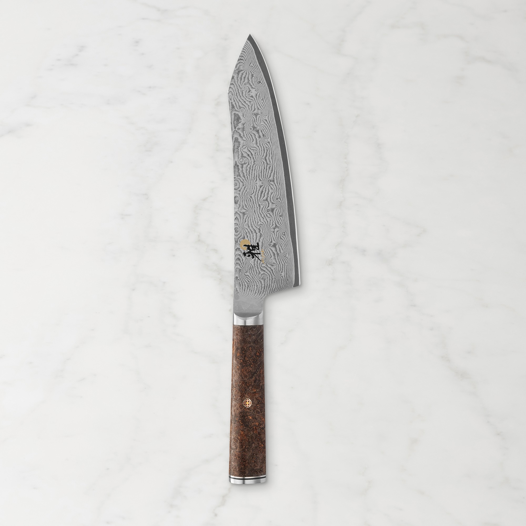 Miyabi Black Rocking Santoku Knife, 7"