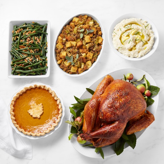 Lot De 4 Bougeoirs En Verre Ambre – Dinde Thanksgiving Williams-Sonoma