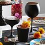 Black Matte &amp; Copper Wine Glasses