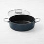 Joseph Joseph Ceramic Nonstick Space-Saving Shallow Covered Casserole with Folding Handles, 5-Qt.