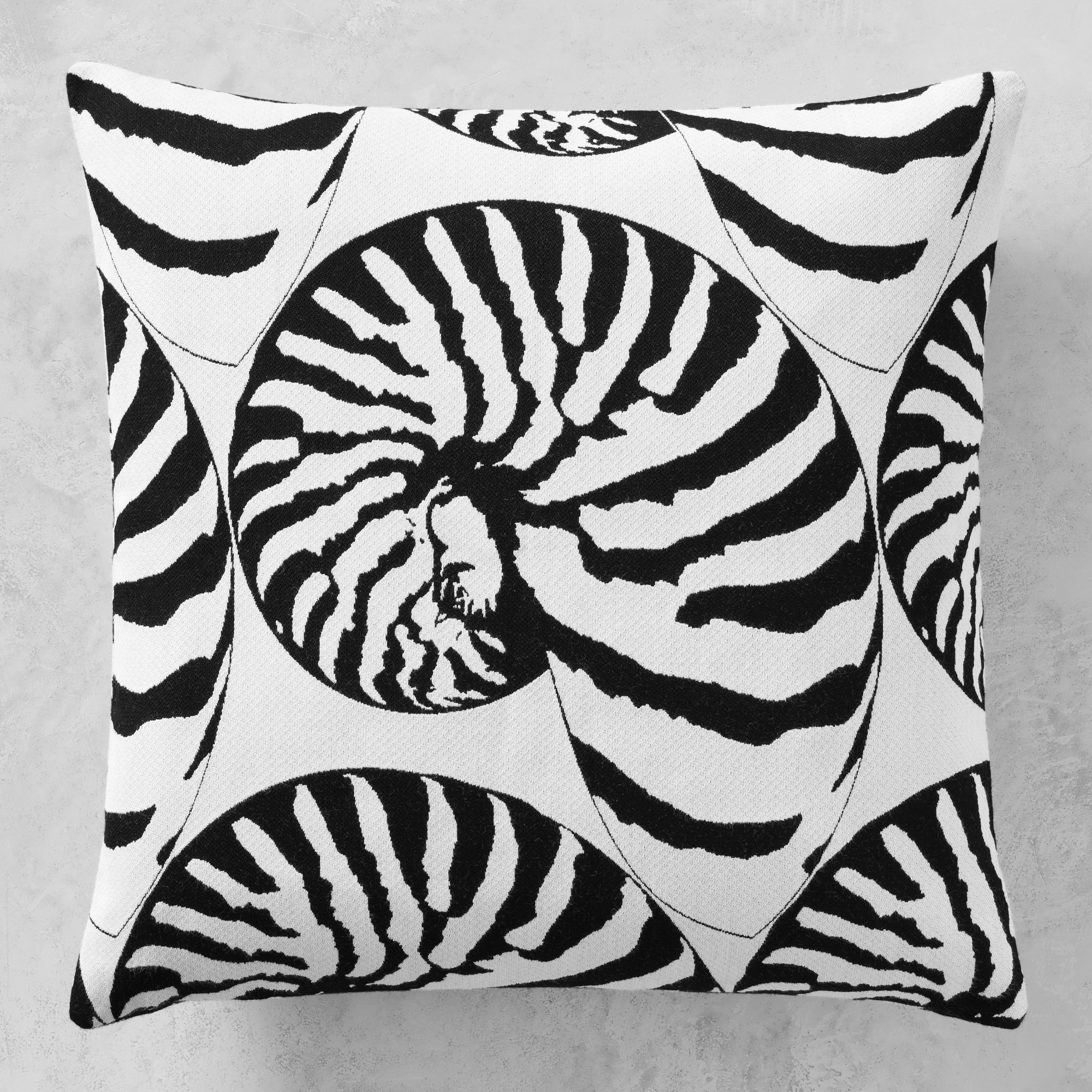 Nautilus Jacquard Outdoor Pillow Cover