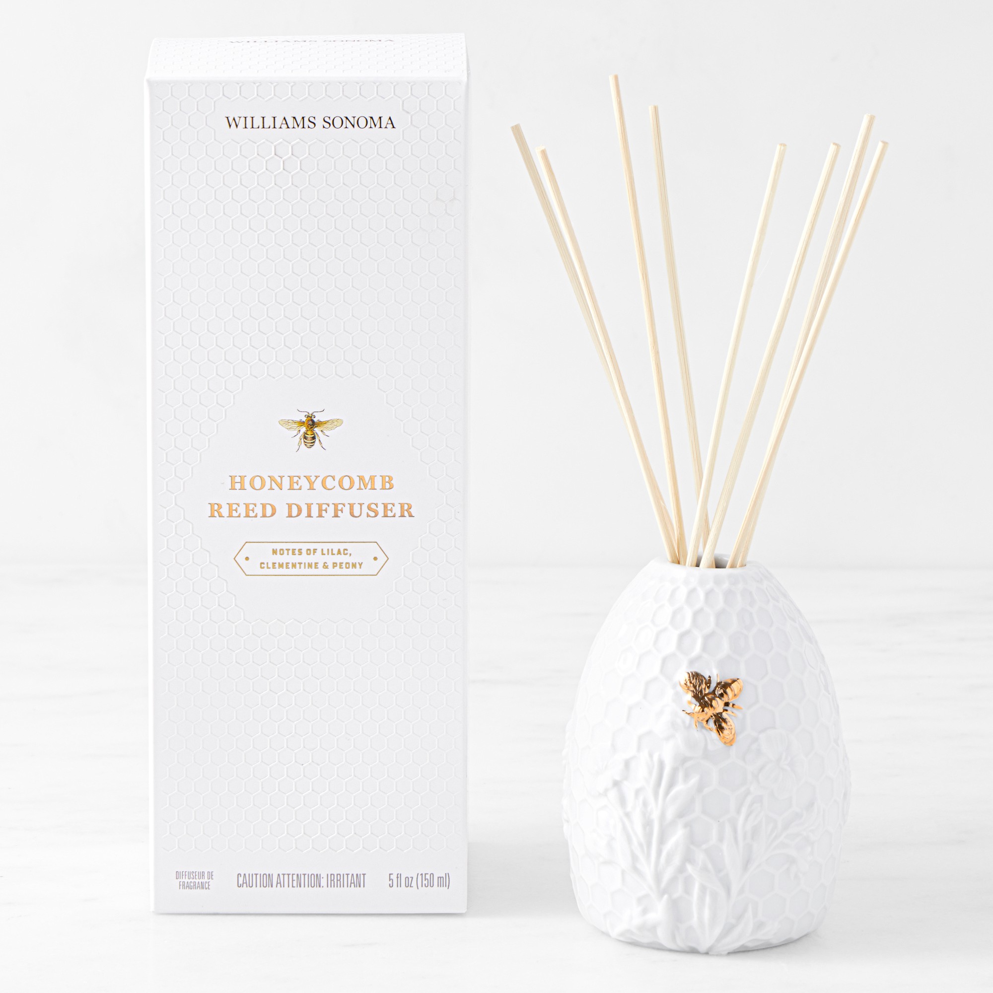 Williams Sonoma Honeycomb Porcelain Bee Diffuser