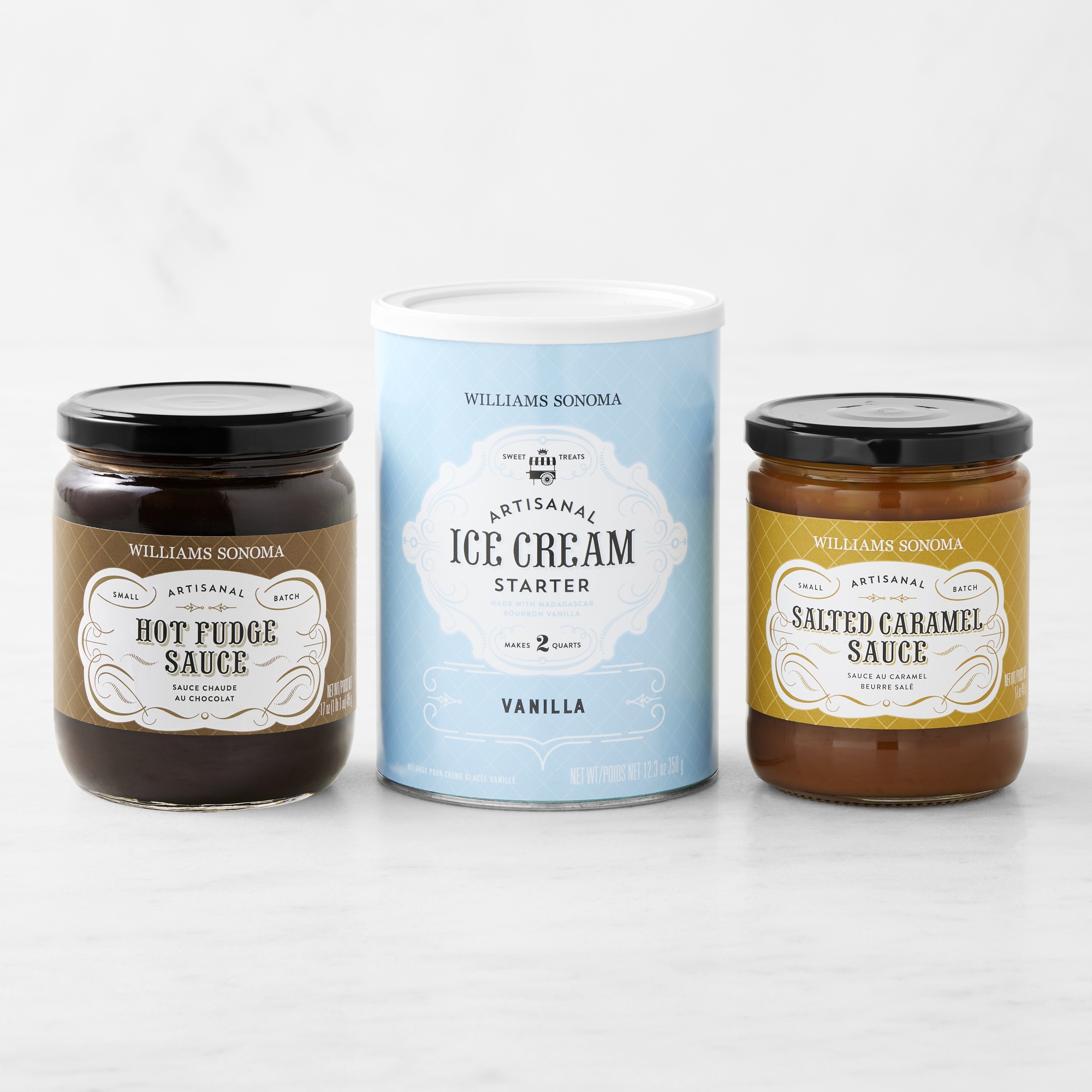 Vanilla Ice Cream Starter and Dessert Sauces