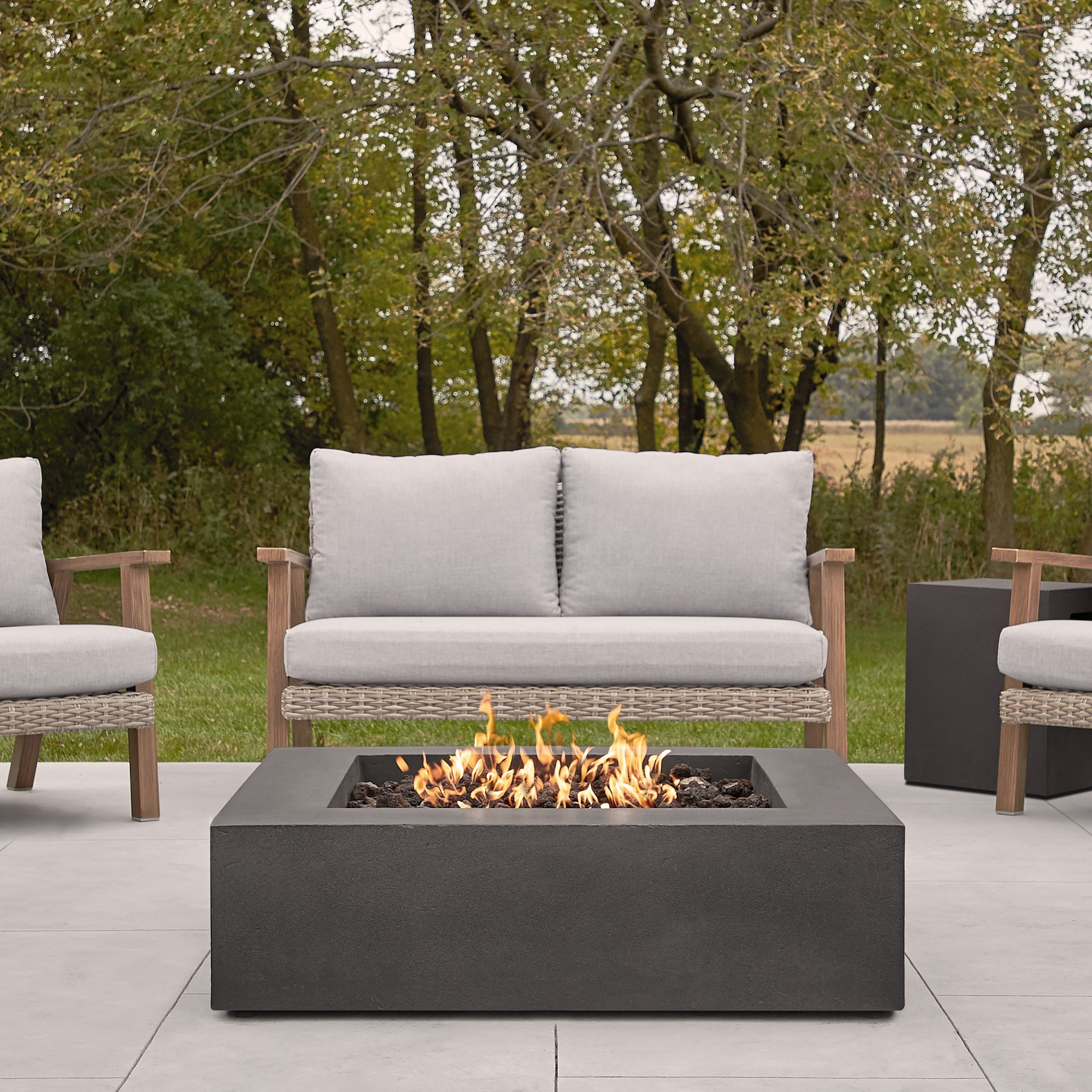 Avila Square Propane Fire Table (42")