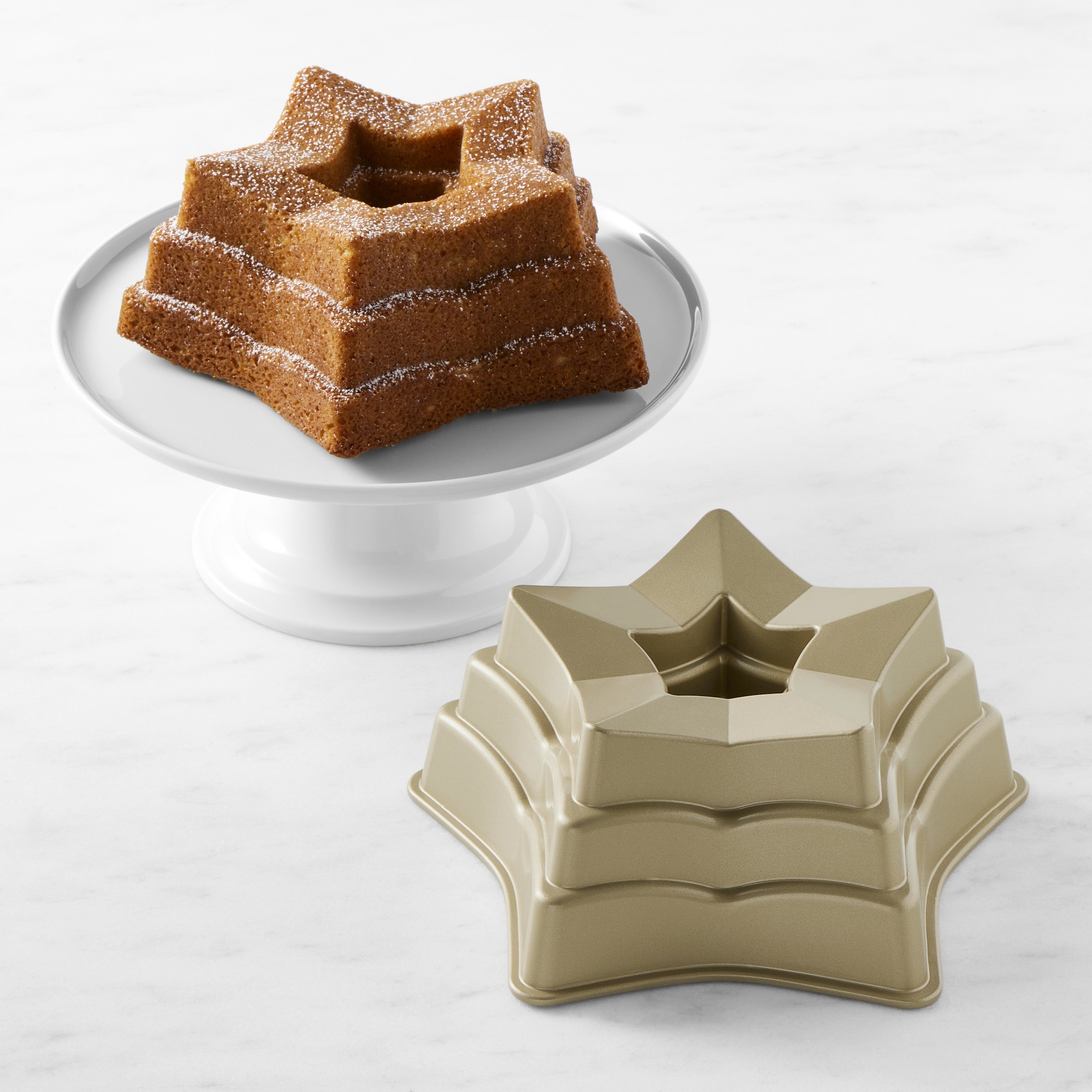 Nordic Ware Nonstick Cast Aluminum Tiered Star Bundt®