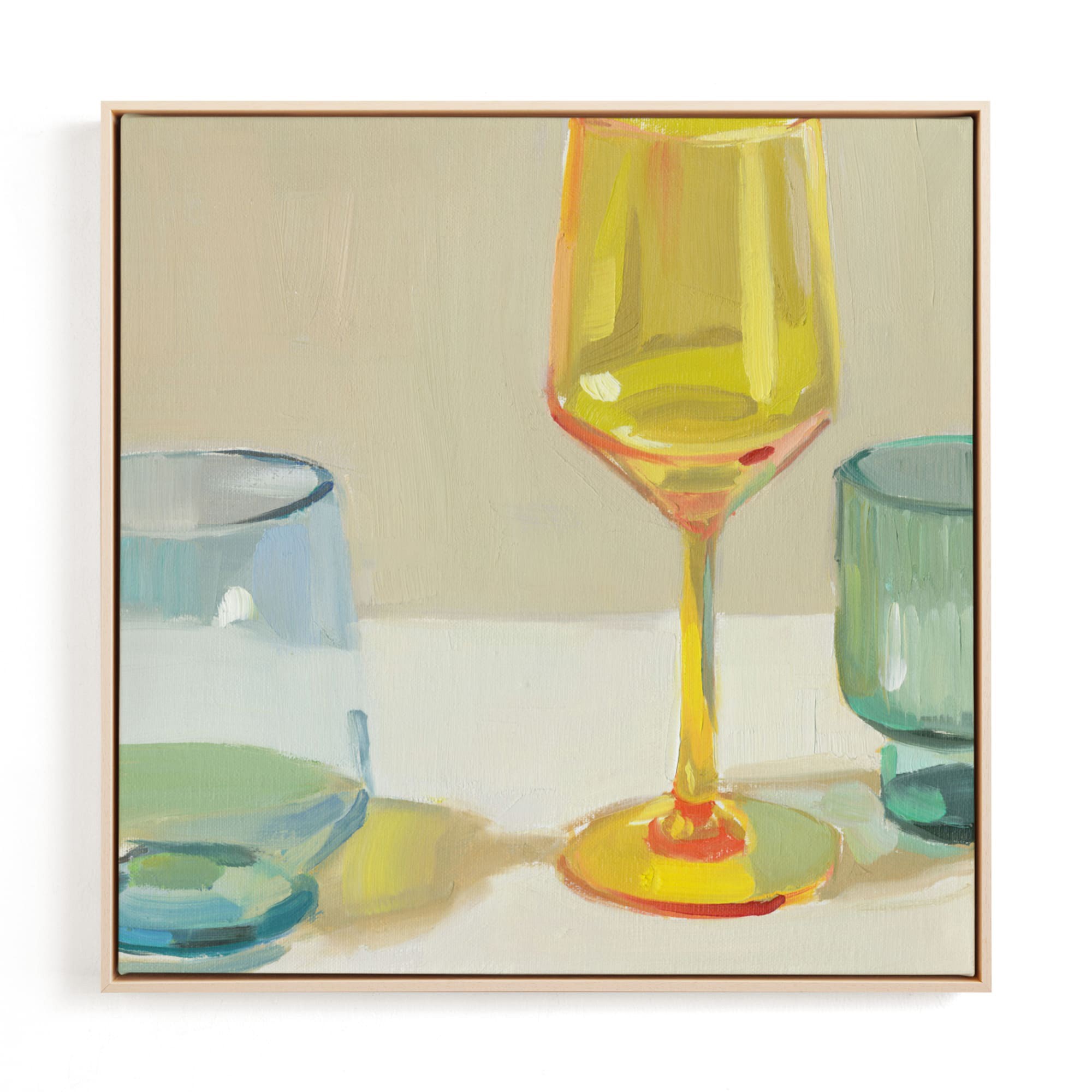 Rainbow Glassware 2 Open Edition Kitchen Art by Minted