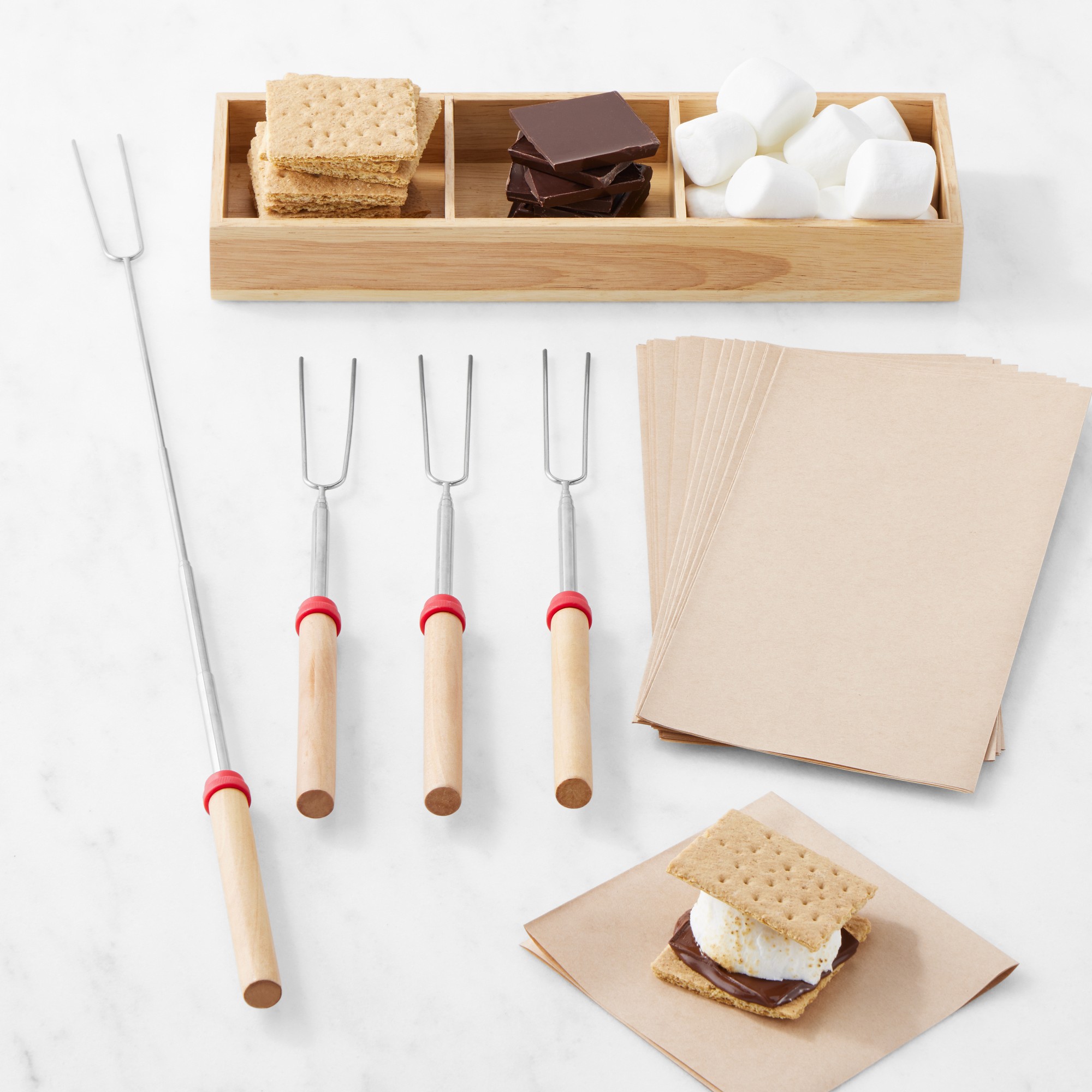 Williams Sonoma S'mores Prep Station Set