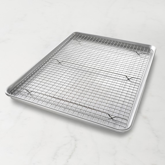 USA Pan Nonstick Quarter Baking Sheet and Baking Rack Williams Sonoma