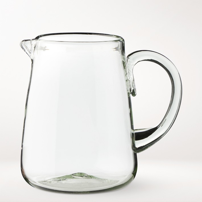 Handcrafted Recycled Glass Pitcher | Williams Sonoma