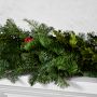 Noble Green Holly Live Wreath &amp; Garland