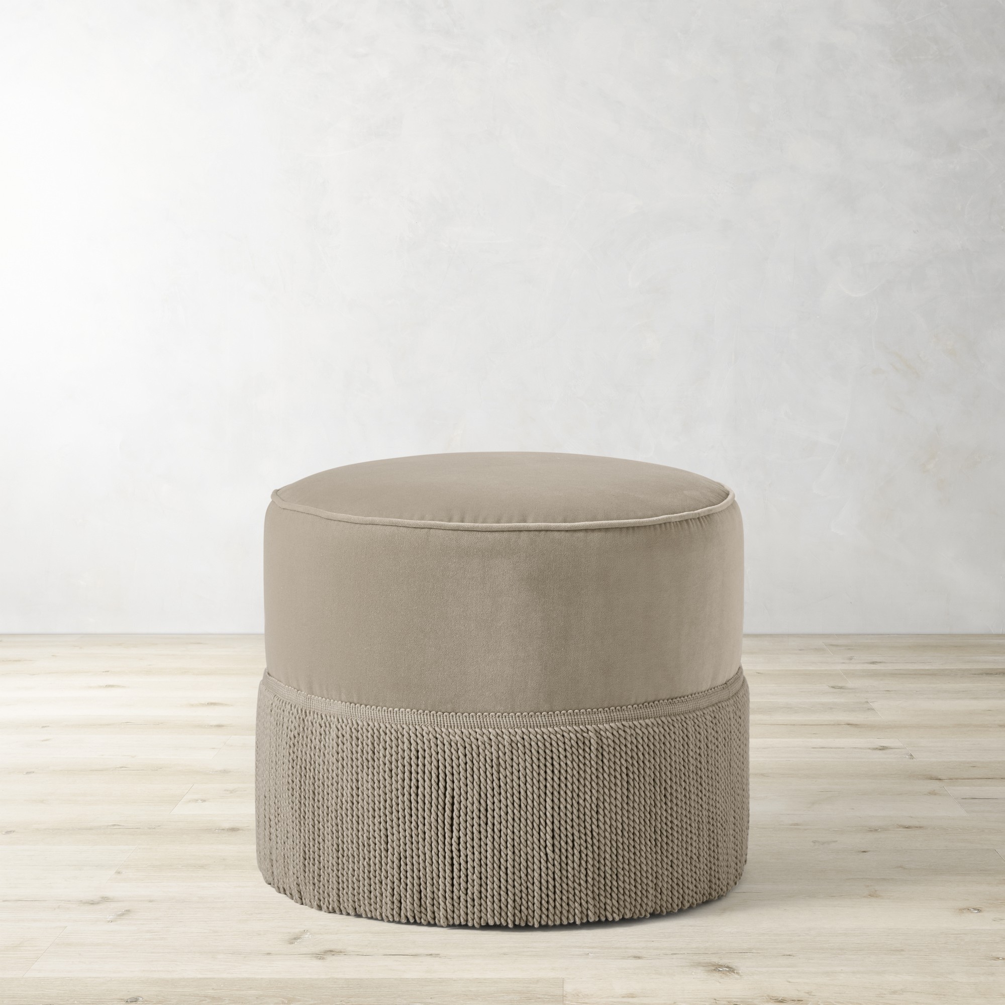 Camile Stool with Samuel & Sons Fringe (21")