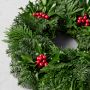 Noble Green Holly Live Wreath &amp; Garland