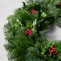 Noble Green Holly Live Wreath &amp; Garland