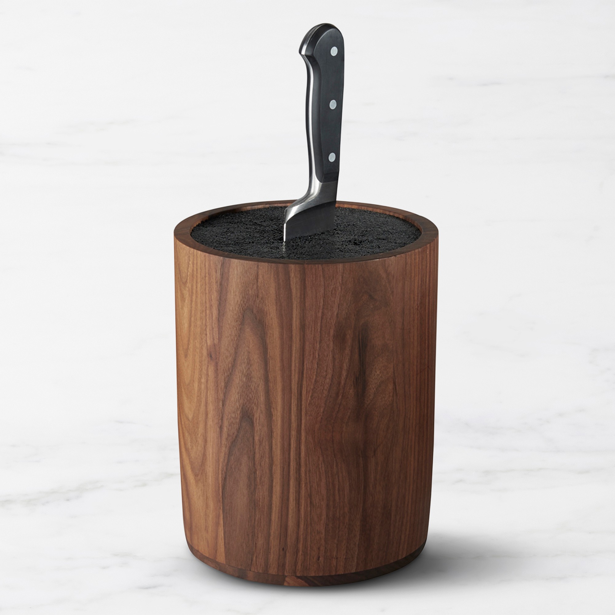 Walnut Knife Holder with Kapoosh® Insert