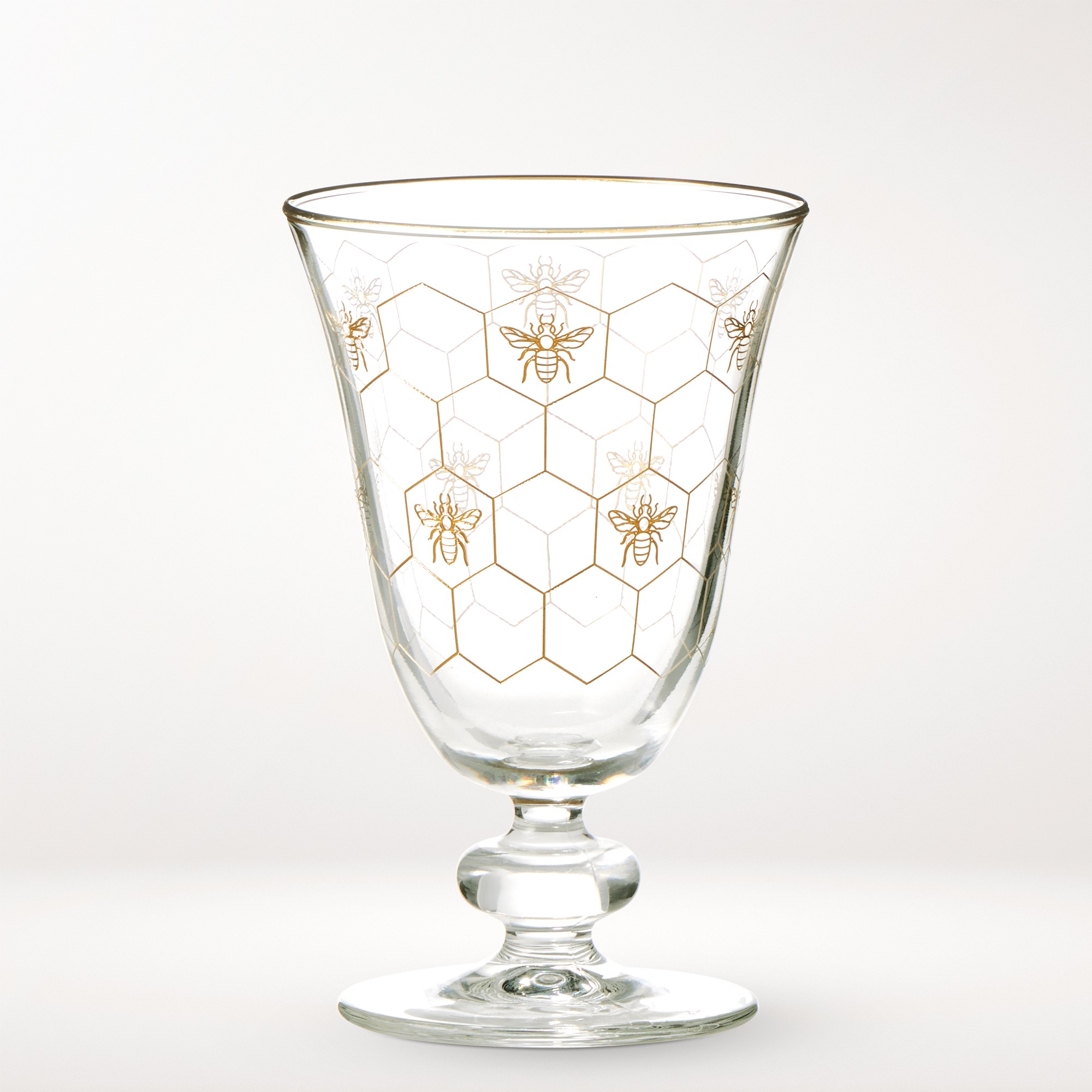 Honeycomb Goblet Glasses