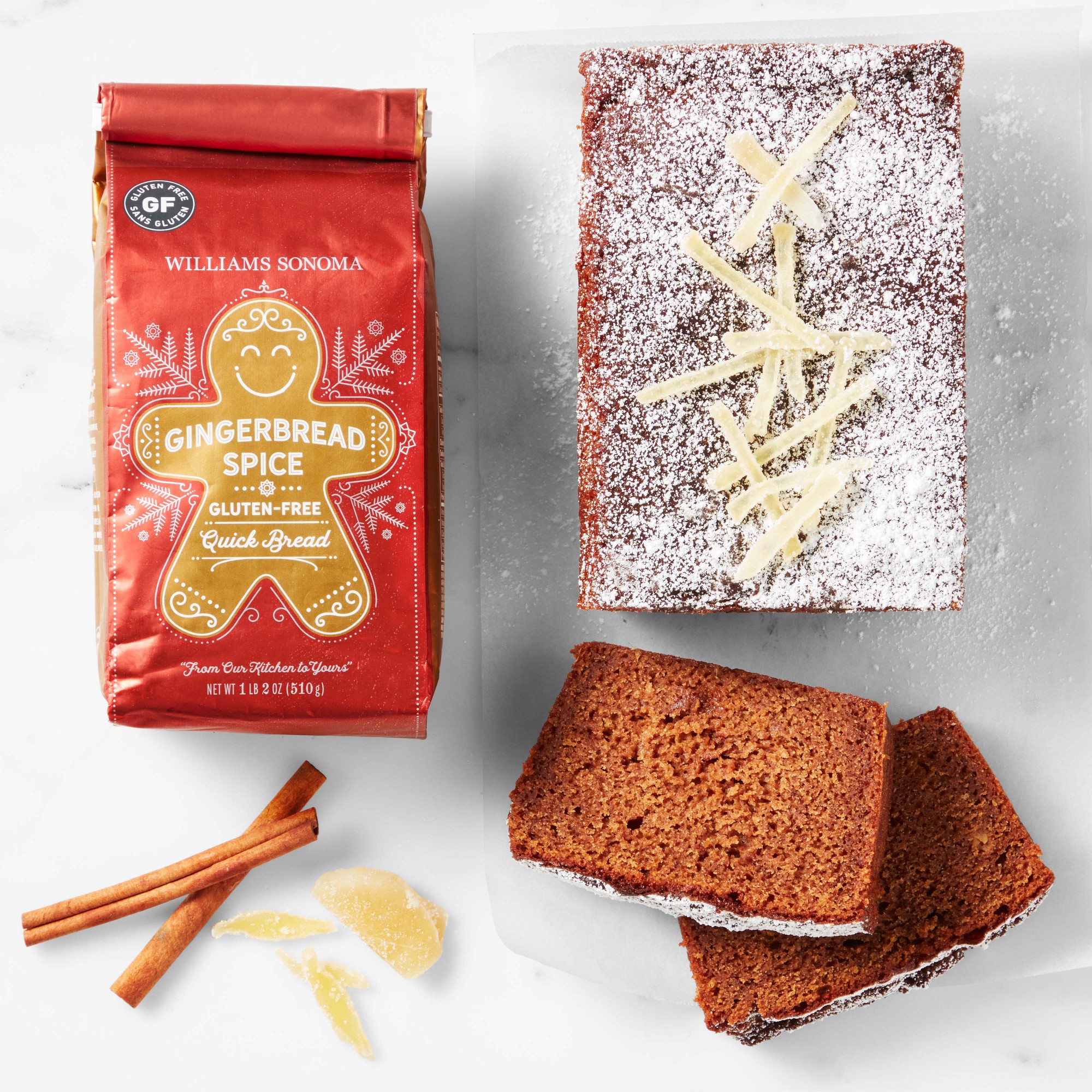 Williams Sonoma Gluten-Free Quick Bread Mix, Gingerbread