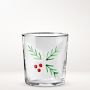 Holly Etched Tumblers, Short