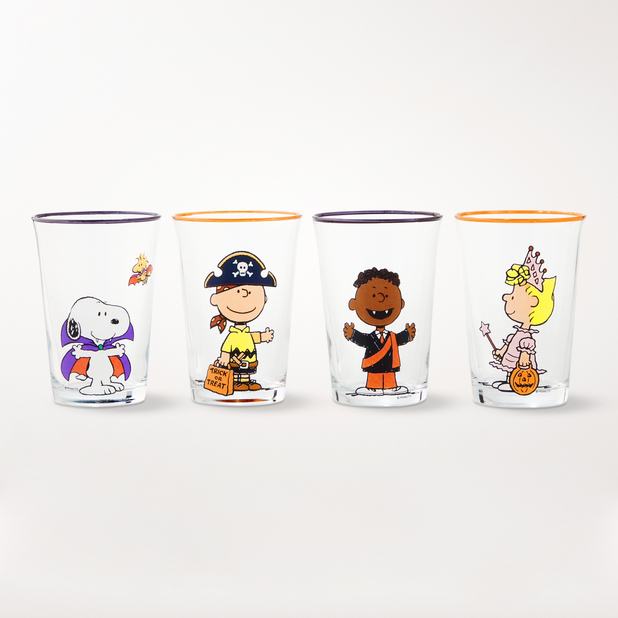 PEANUTS™ x Williams Sonoma Halloween Juice Glasses, Set of 4