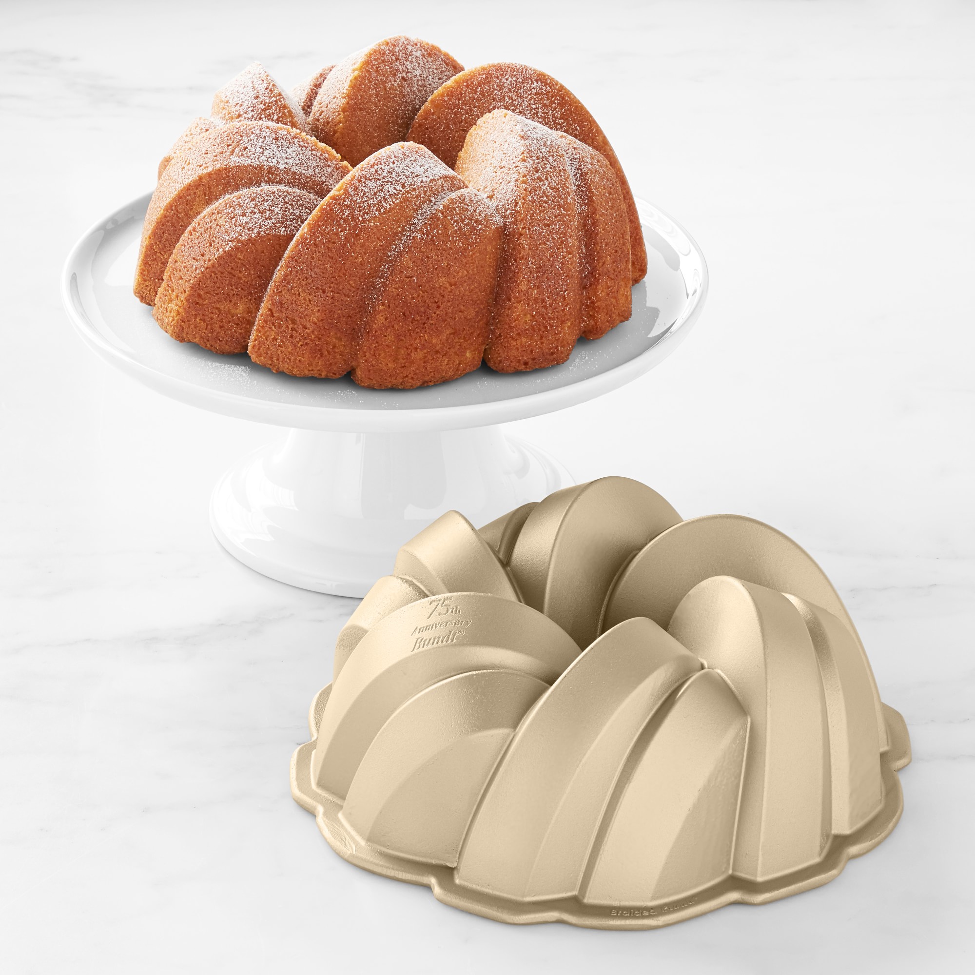 Nordic Ware Nonstick Cast Aluminum 75th Anniversary Bundt® Cake Pan