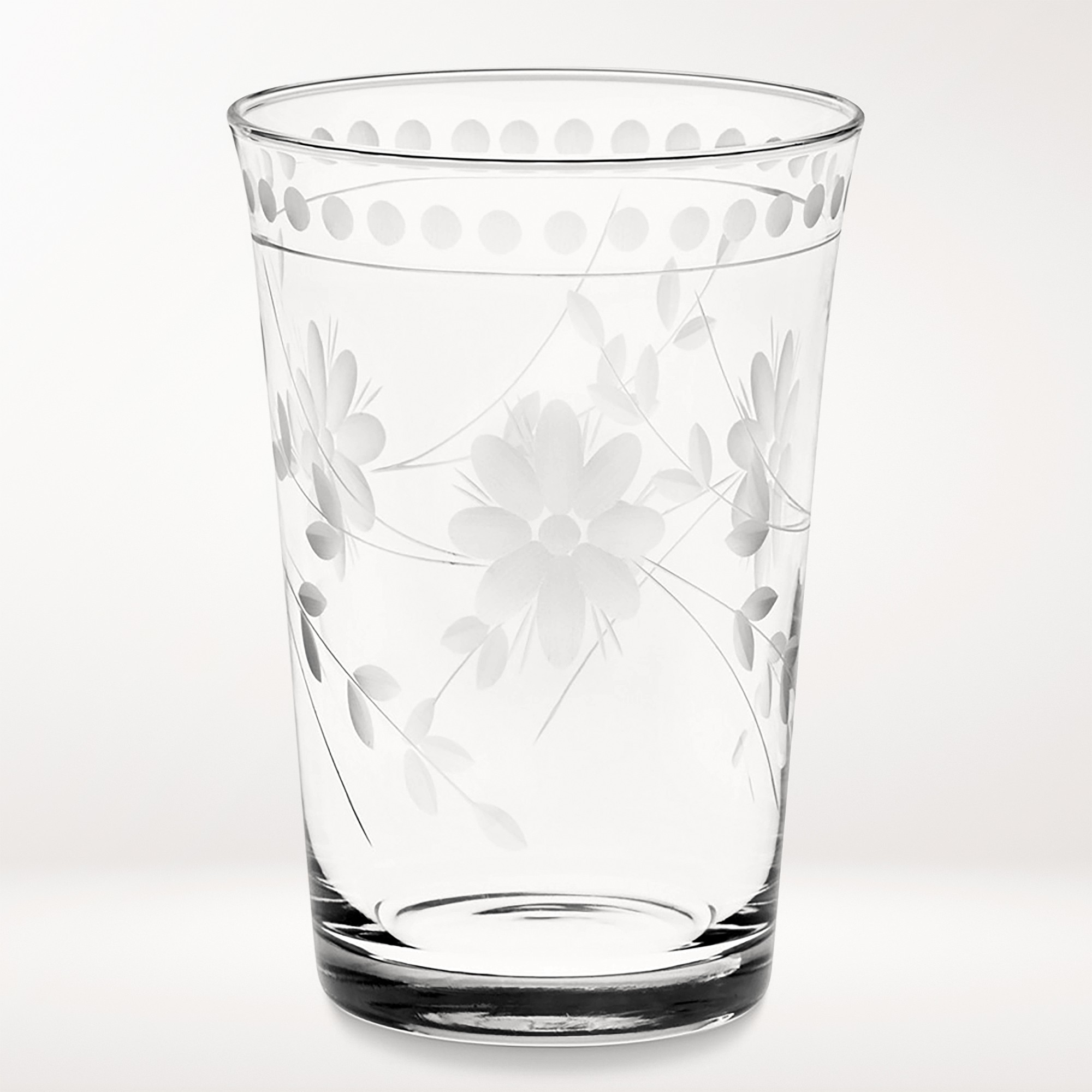 Vintage Etched Tumblers