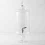 Glass Footed Beverage Dispenser