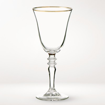 Williams Sonoma Rococo gold Goblets fashion set