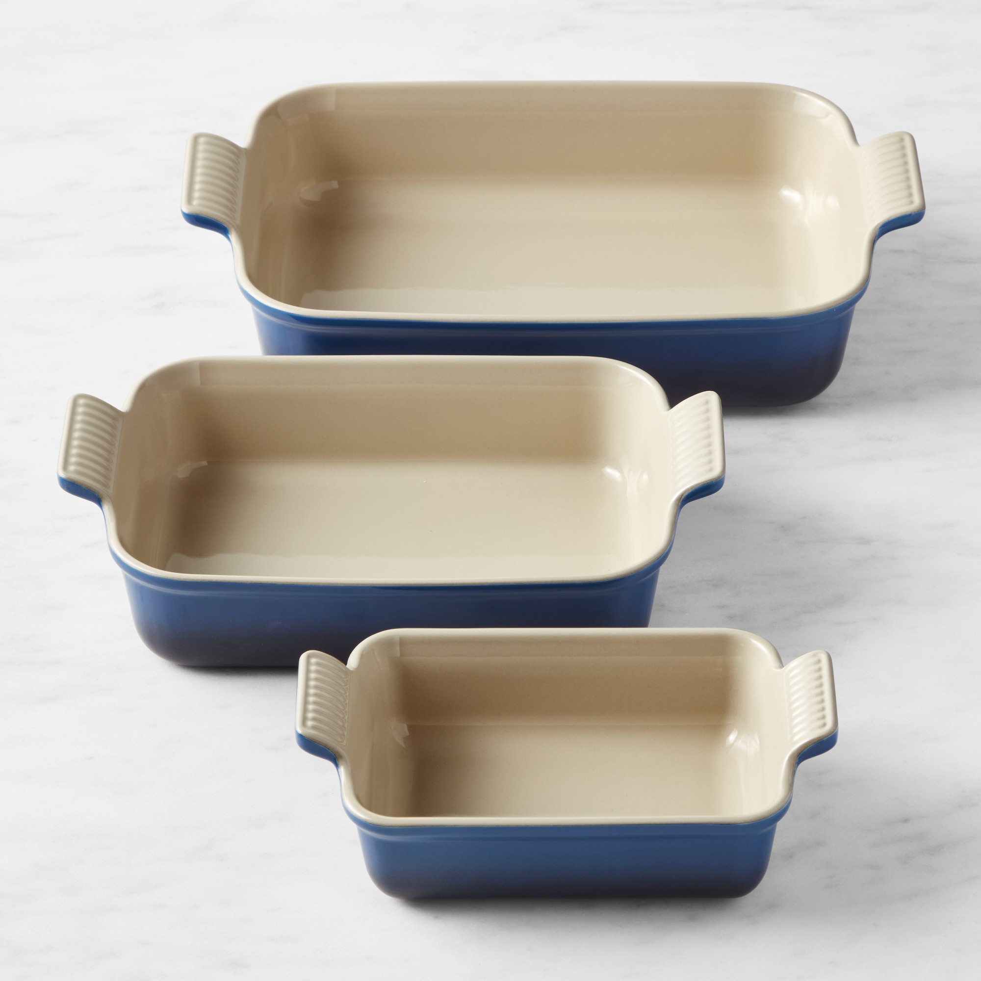 Le Creuset Heritage Open Rectangular Dishes, Set of 3