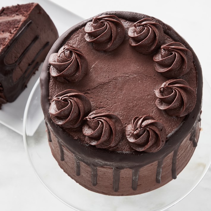 Four-Layer Chocolate Cake, Serves 8-10