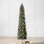 Balsam Hill Most Realistic Sonoma Slim Pencil Faux Tree, 7' LED Clear