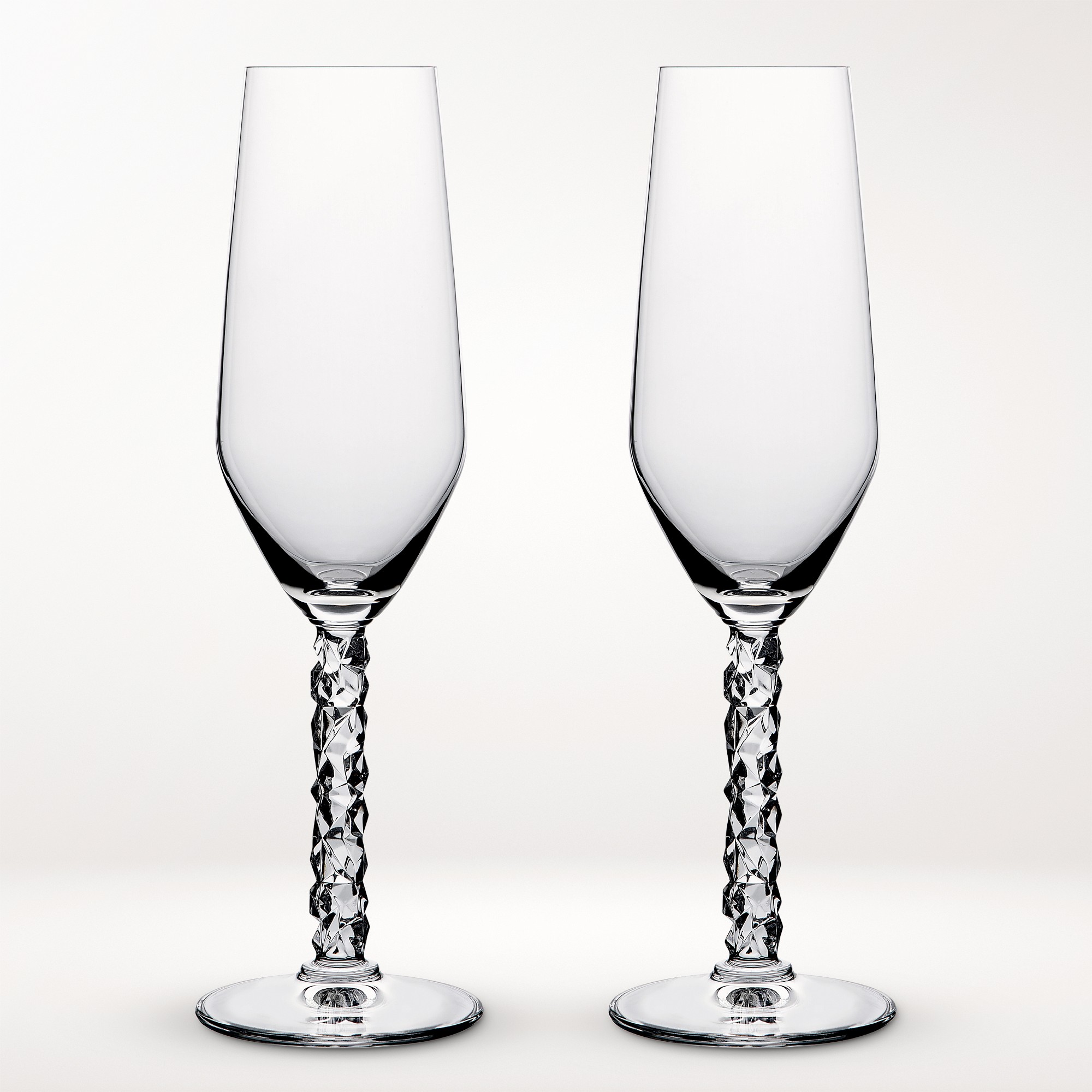 Orrefors Carat Champagne Flutes, Set of 2