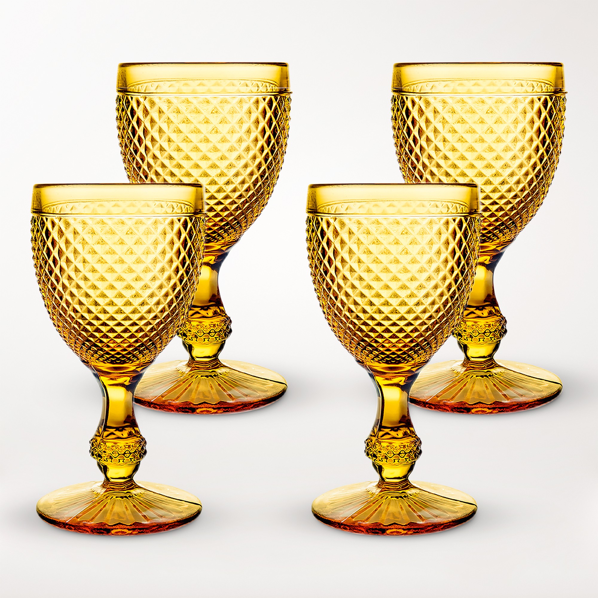 Vista Alegre Bicos Water Goblets, Set of 4