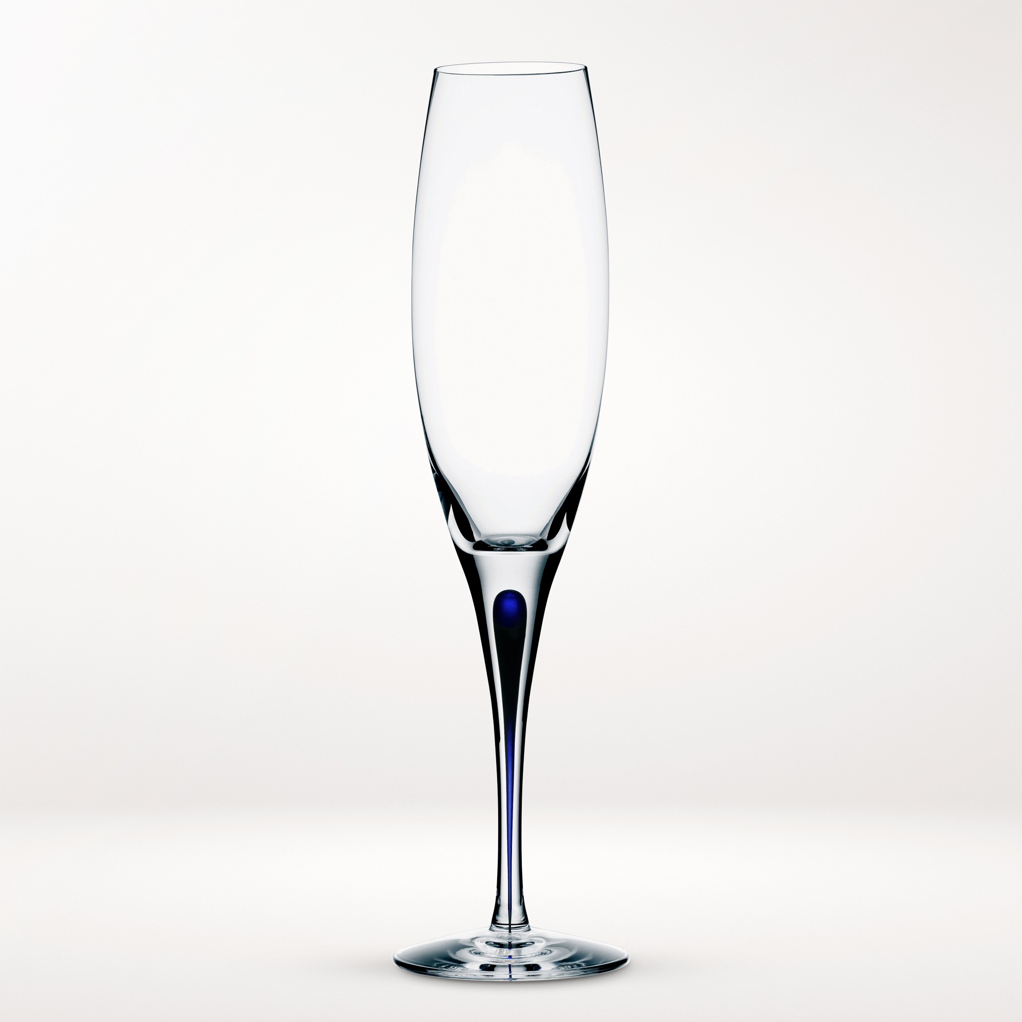 Orrefors Intermezzo Blue Champagne Flute