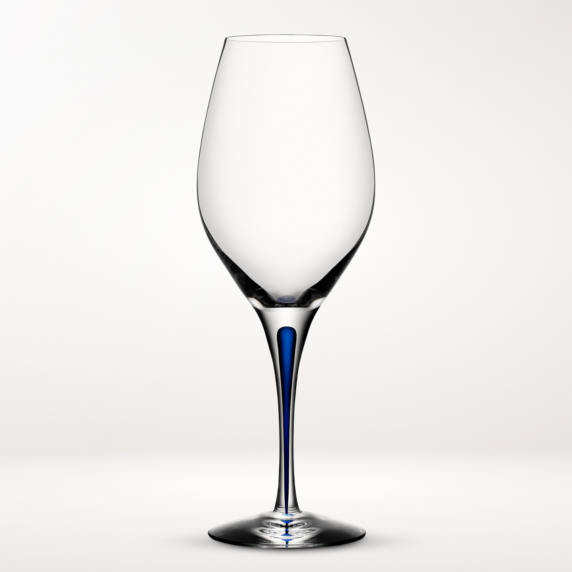 Orrefors Intermezzo Blue Wine Glass