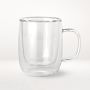 Double-Wall Glass Espresso Mugs, Set of 4