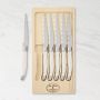 Jean Dubost Laguiole Steak Knife Set, Set of 6, White