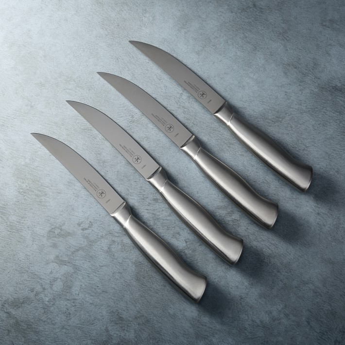 Williams Sonoma Open Kitchen 4-Piece Steak Knife Set, Stainless-Steel