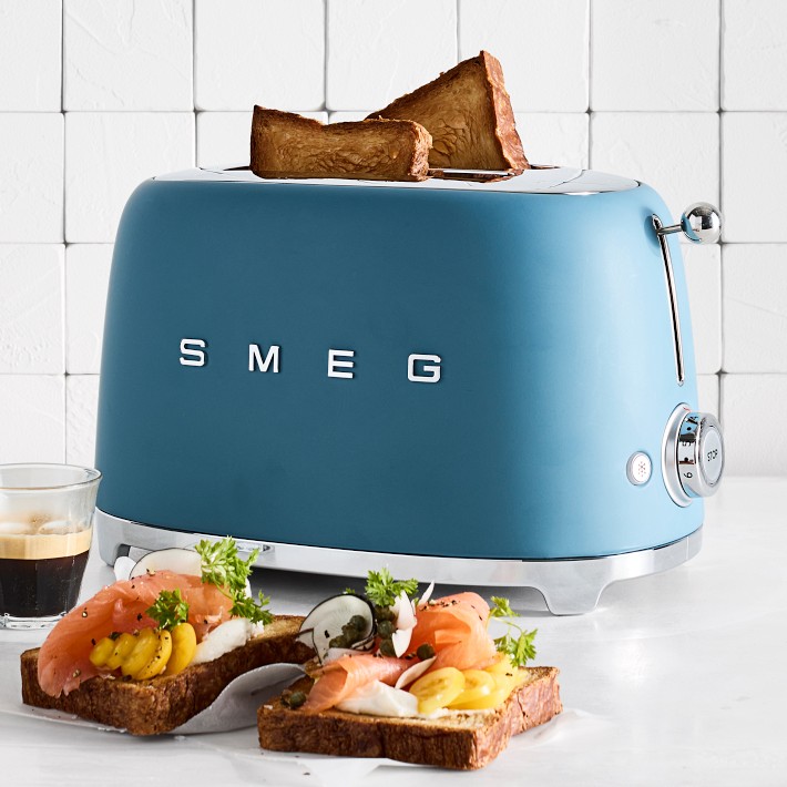 Blue smeg toaster best sale