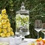 Glass Footed Beverage Dispenser