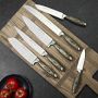 Schmidt Brothers Bonded Ash Knives, Set of 7