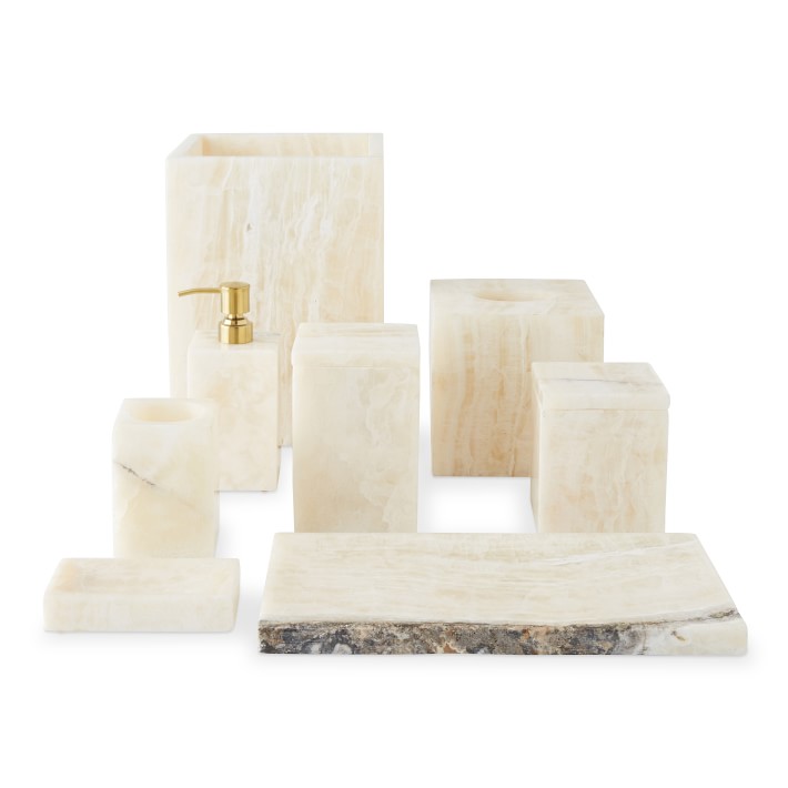 Onyx Stone Bath Accessories