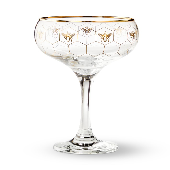 Honeycomb Coupe Glasses