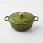 Le Creuset Enameled Cast Iron Soup Pot, 4 1/2-Qt., Olive