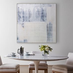 Grey Tonal Abstract | Large Wall Art | Williams Sonoma