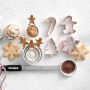 Williams Sonoma Holiday Copper Cookie Cutters, Set of 4