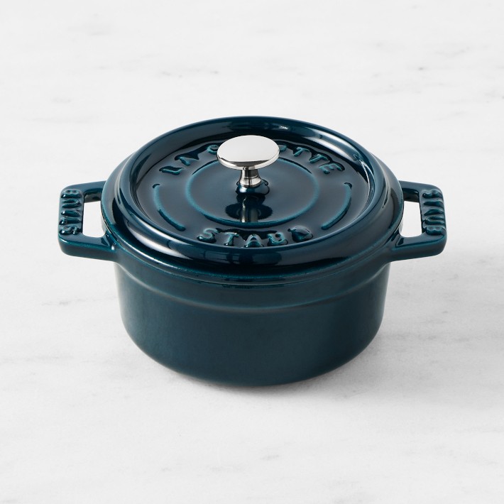 Staub Enameled Cast Iron Mini Cocotte, 1/4-Qt., La Mer