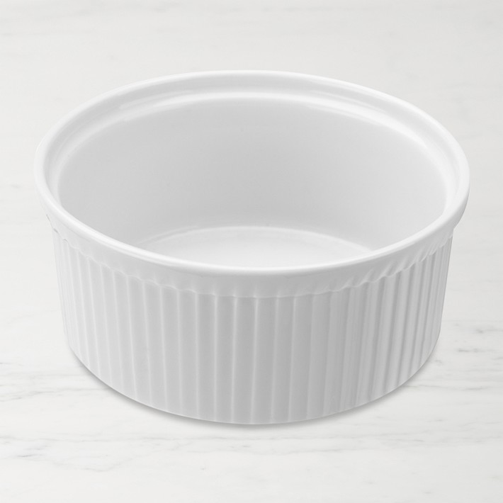 Apilco Porcelain Large Soufflé Dish
